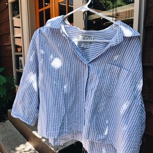 Old school cropped button up